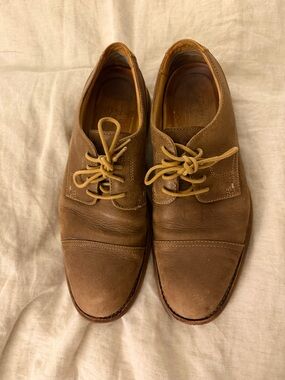 Sperry Tan Leather Derby Shoes